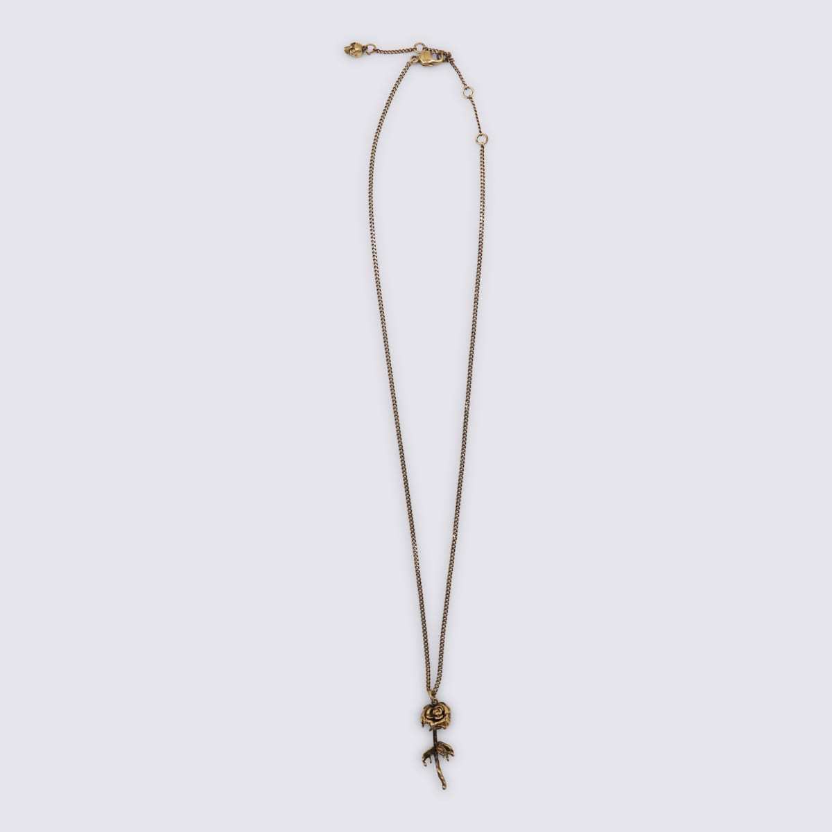 【送料&関税込】Alexander McQueen Gold Brass Necklace