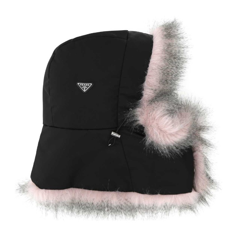 ハット PRADA FW24 Black Re-Nylon hat (1HC2582DWS F0BN9)