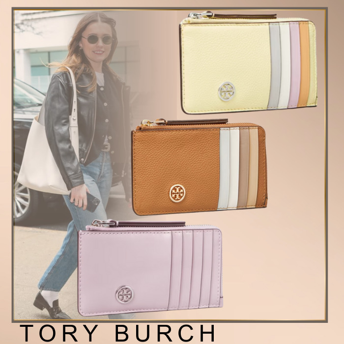 Tory Burch*さりげないお洒落*ロビンソン*ジップ*カードケース