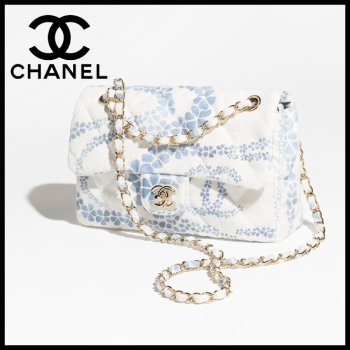【夏らしさあふれる♪】CHANEL フラップ バッグ ココ ビーチ