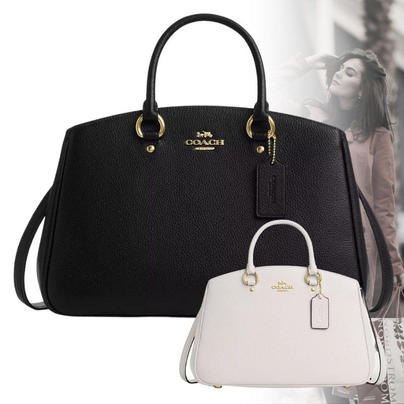 A4サイズ収納可【COACH】コーチ サバンナ キャリーオールバッグ