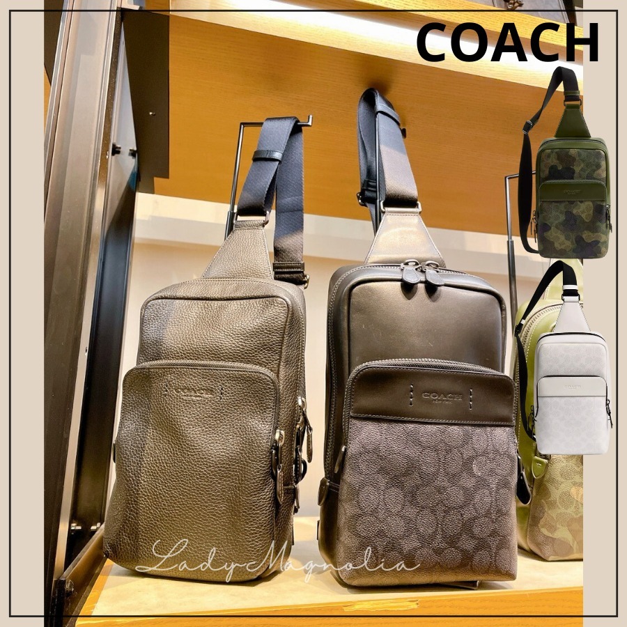 【COACH】ゴッサム パック シグネチャー キャンバス 収納抜群！