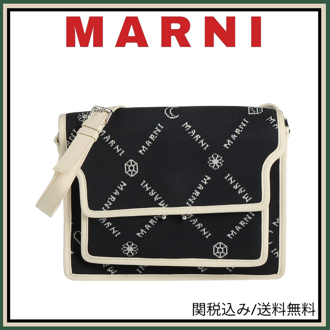 クロスボディバッグ【MARNI】関税込/送料無料 フラップ ナイロン