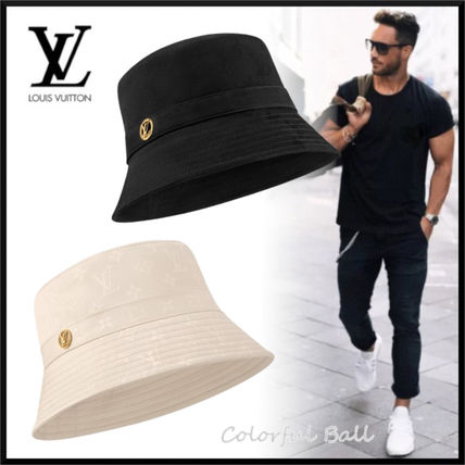 ブラック（黒）系 Louis Vuitton(ルイヴィトン) ハット(メンズ