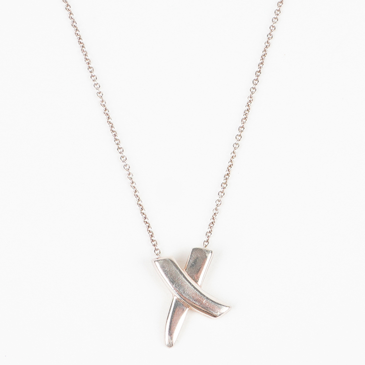 【美品】TIFFANY ティファニー パロマピカソ キスXネックレス