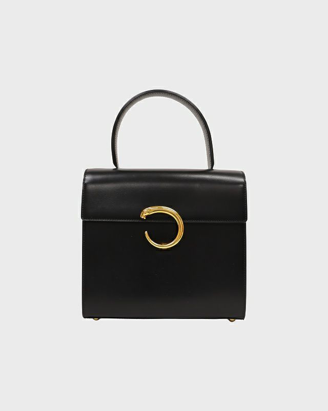 Cartier パンテールレザーハンドバッグ