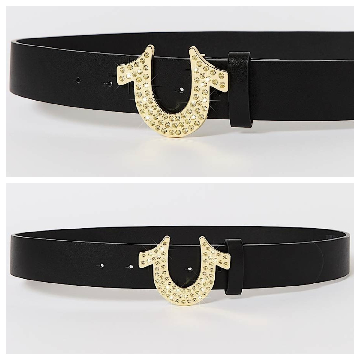 関税込★TRUE RELIGION クリスタル*ロゴベルト HORSESHOE