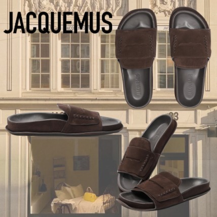 【JACQUEMUS】ジャックムス モカシン サンダル ブラウン