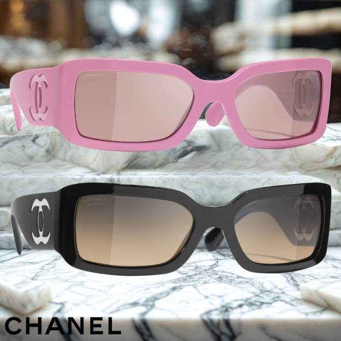 《洗練された個性》【CHANEL】レクタングルサングラス