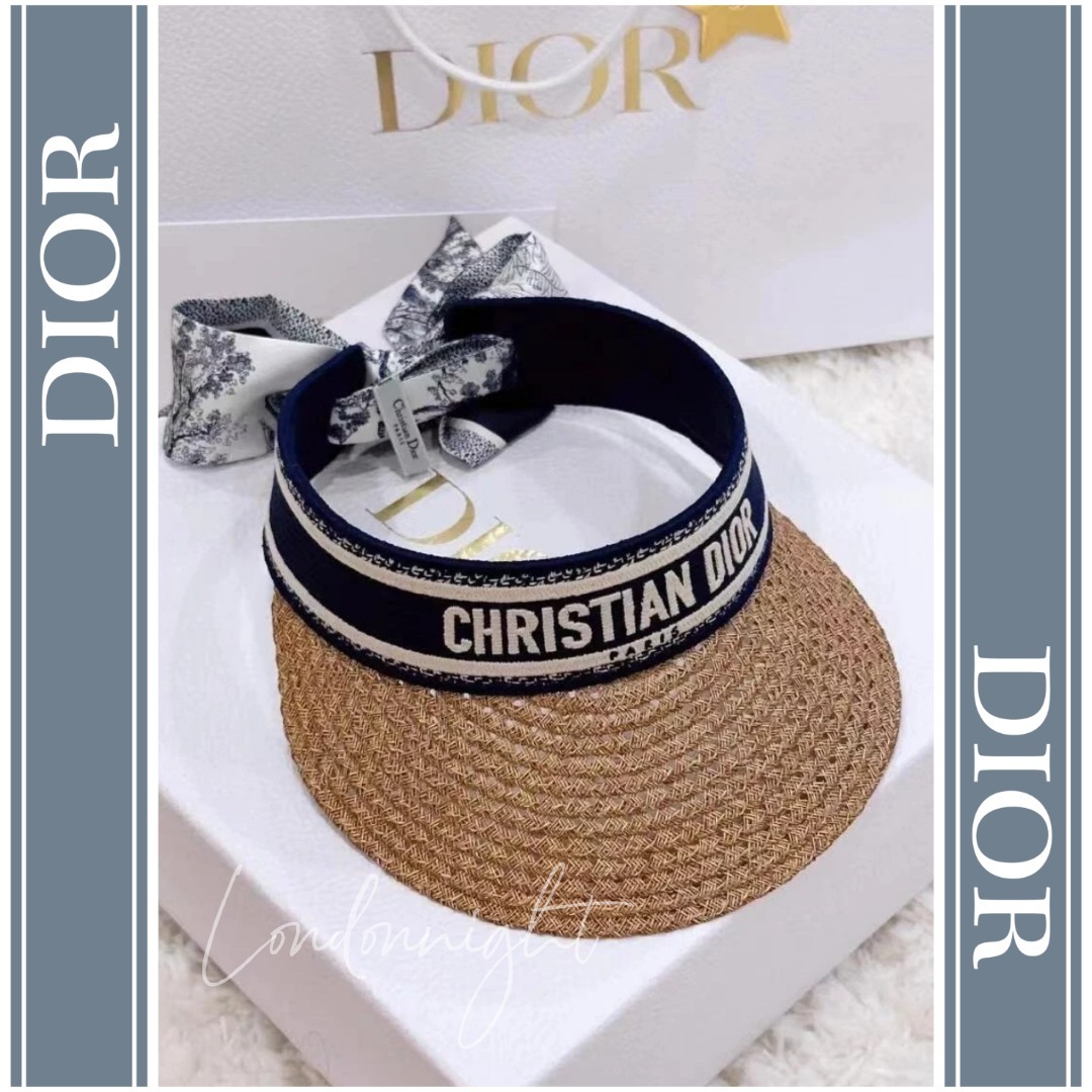 直営店【DIOR】D-Ocean Visor with Mitzah サンバイザー