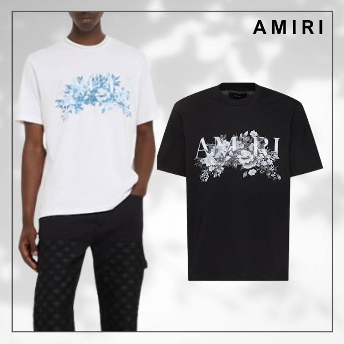 【AMIRI】ガーデングラフィック プリント コットンTシャツ