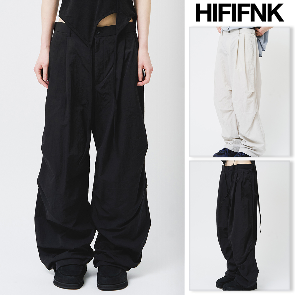 【HI FI FNK】Ron Nylon Parachute Pants