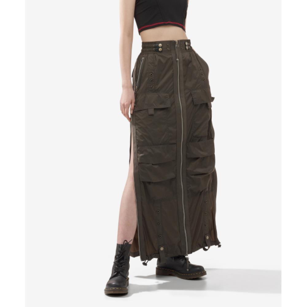 ◆DIESEL◆ O Crab Skirt Khaki Brown A087920BIAM937 A087920BI