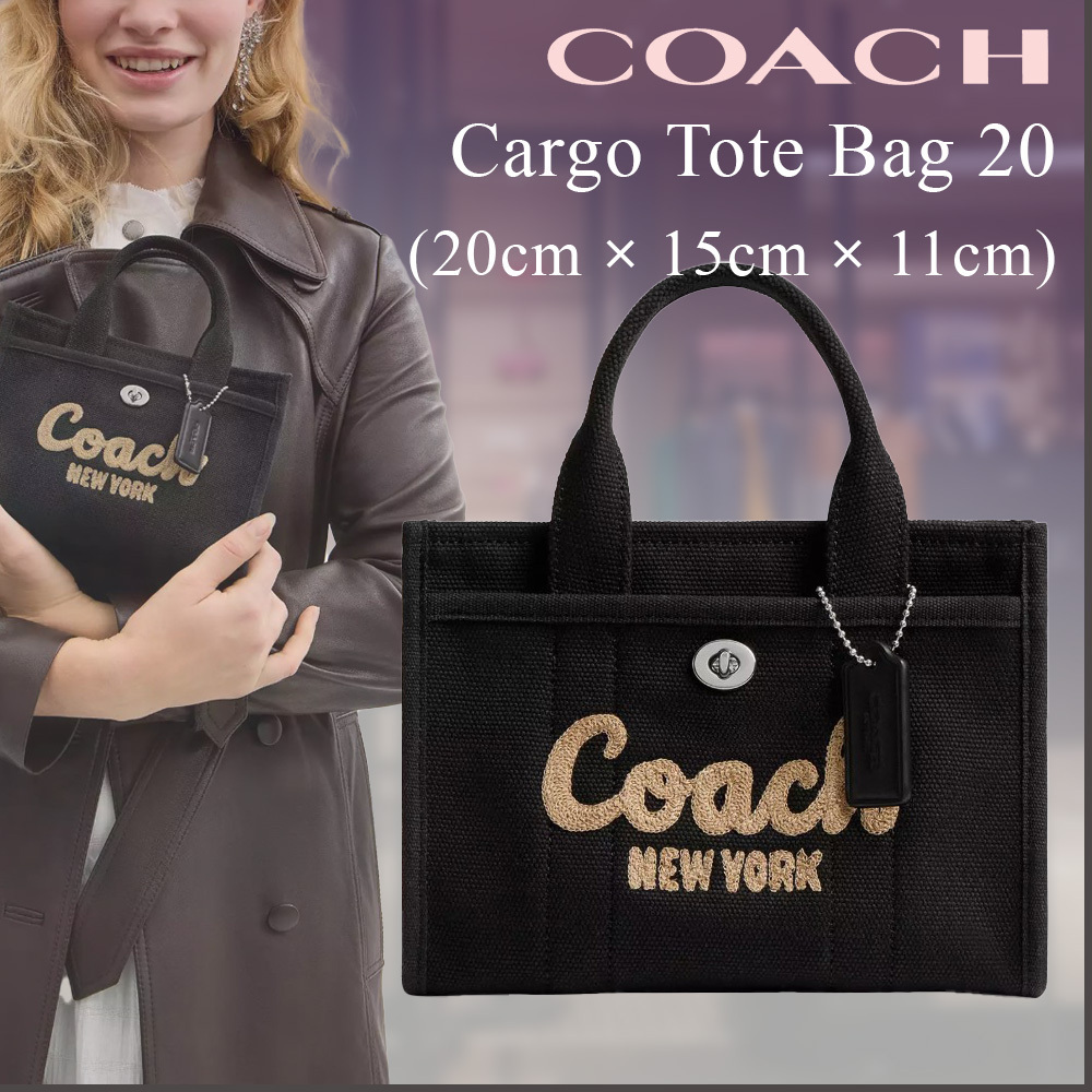 【関税・送料込】Coach コーチ カーゴ トート バッグ 20