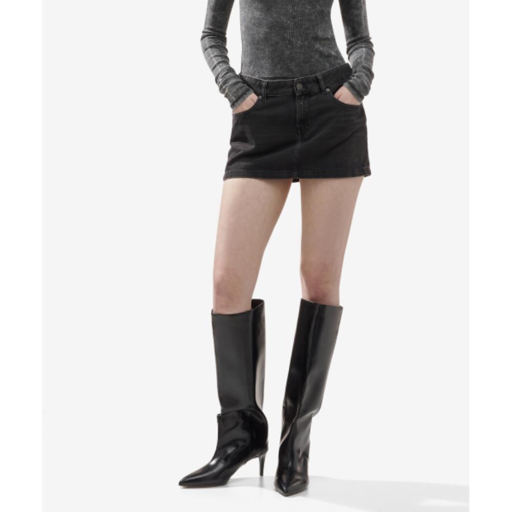 ◆DIESEL◆ DE Ron Skirt Black A0493509I3502 A0493509I3502FW2