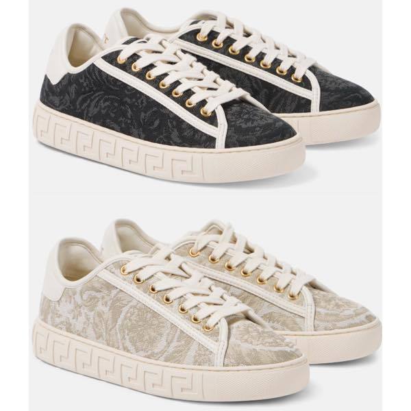 【関税込】VERSACE ヴェルサーチェ◆バロッコ グレカ スニーカー
