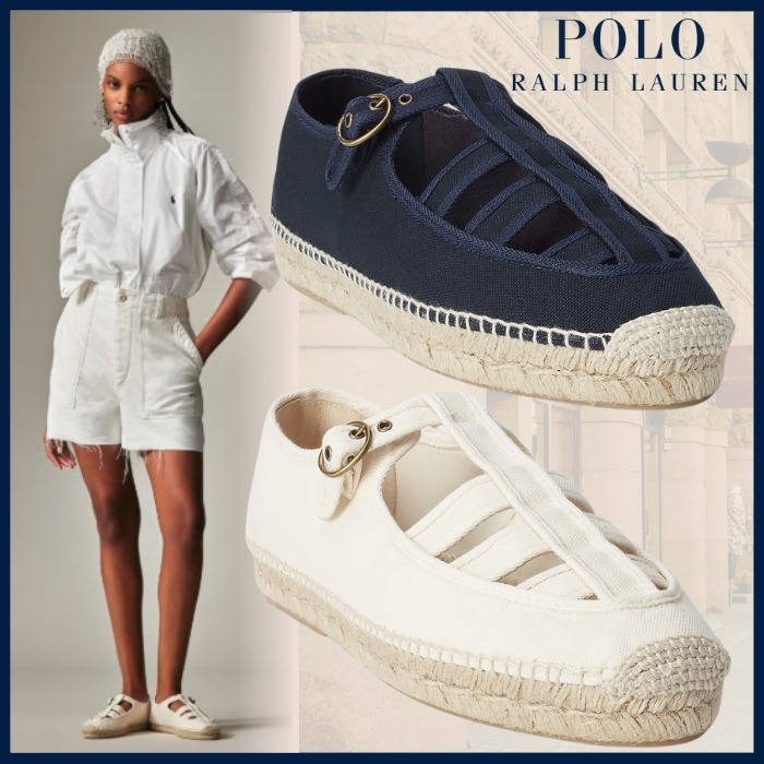 POLO LAUREN*お洒落な足元*夏の定番◎キャンバス エスパドリーユ