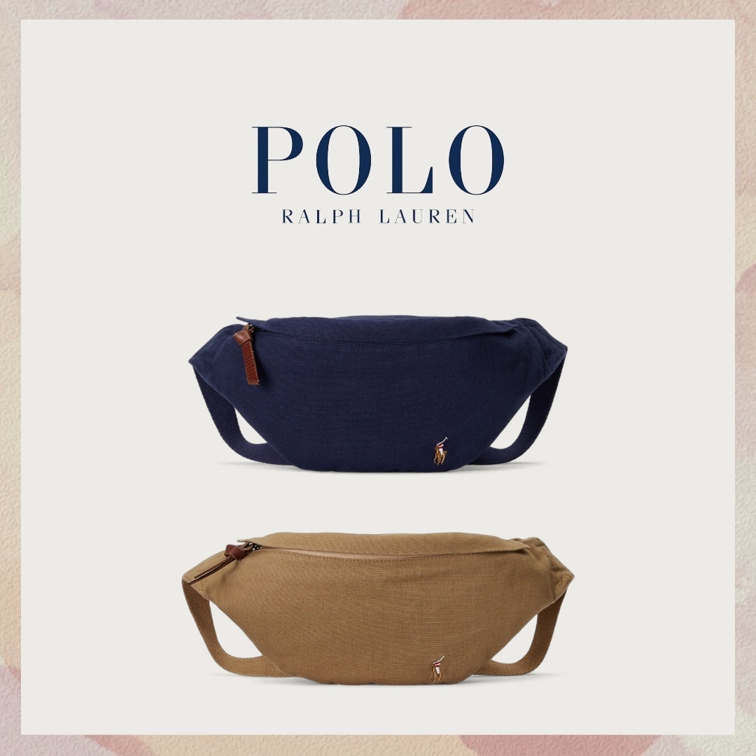 【POLO RALPH LAUREN】キャンバス ウエスト バッグ
