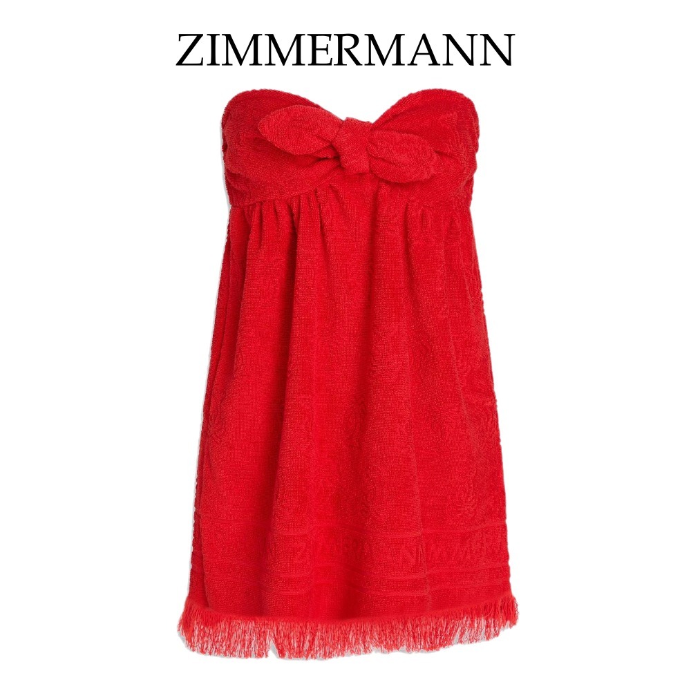 【ZIMMERMANN】コットンテリージャカード ミニワンピース