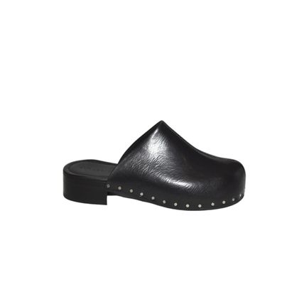 サンダル・ミュール OUR LEGACY NAOTO CLOG Our Legacy - Naoto Clog Castagna Supple Cow Hide