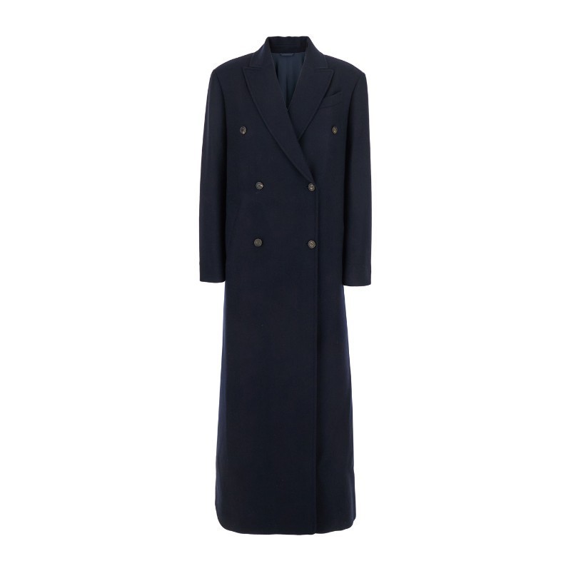 コート BRUNELLO CUCINELLI LONG DOUBLE BREASTED COAT