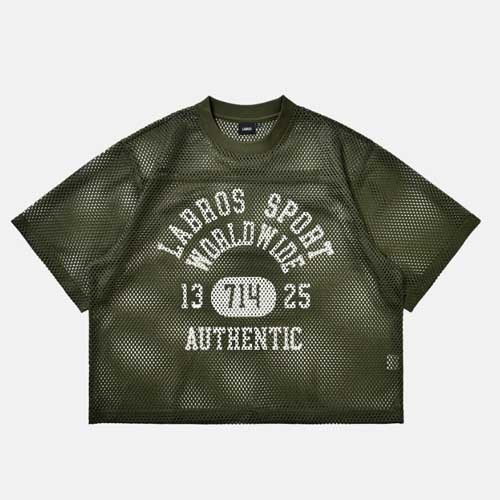 【LABROS】Mesh Football Jersey (Olive) 韓国 R6373