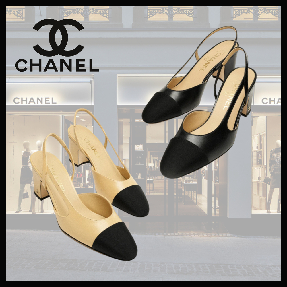 【上品で快適な履き心地♪】CHANEL スリングバック シューズ