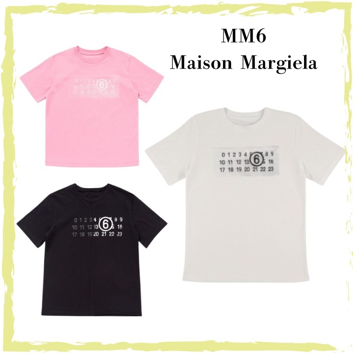 ＊MM6 Maison Margiela＊プリントコットンジャージーTシャツ