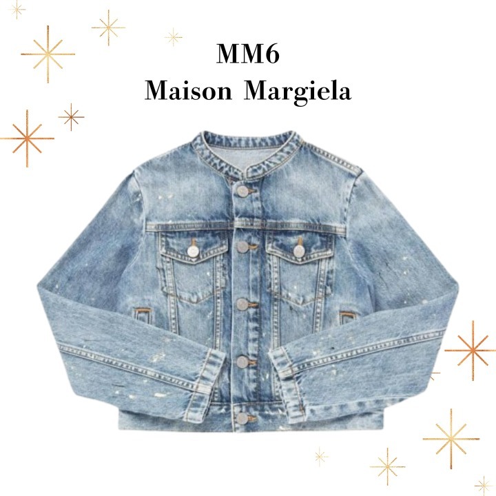 ＊MM6 Maison Margiela＊プリントコットンデニムジャケット