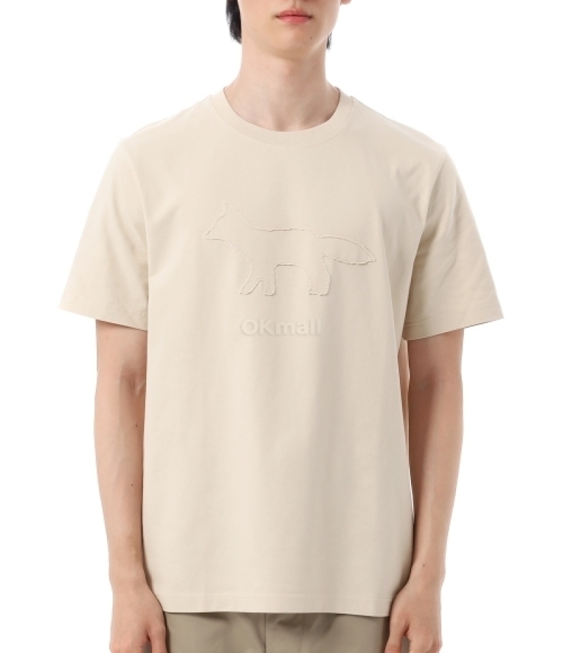 MAISON KITSUNE｜ (CRAFTED PROFILE FOX COMFORT TEE (OM001