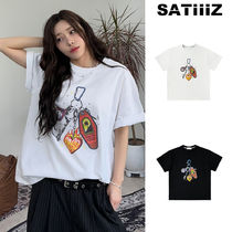 【SATIIIZ】Pocan Heart Spray Short-Sleeved T-Shirt SATiiiZ(サティーズ)のメンズ Tシャツ・カットソー 人気アイテム