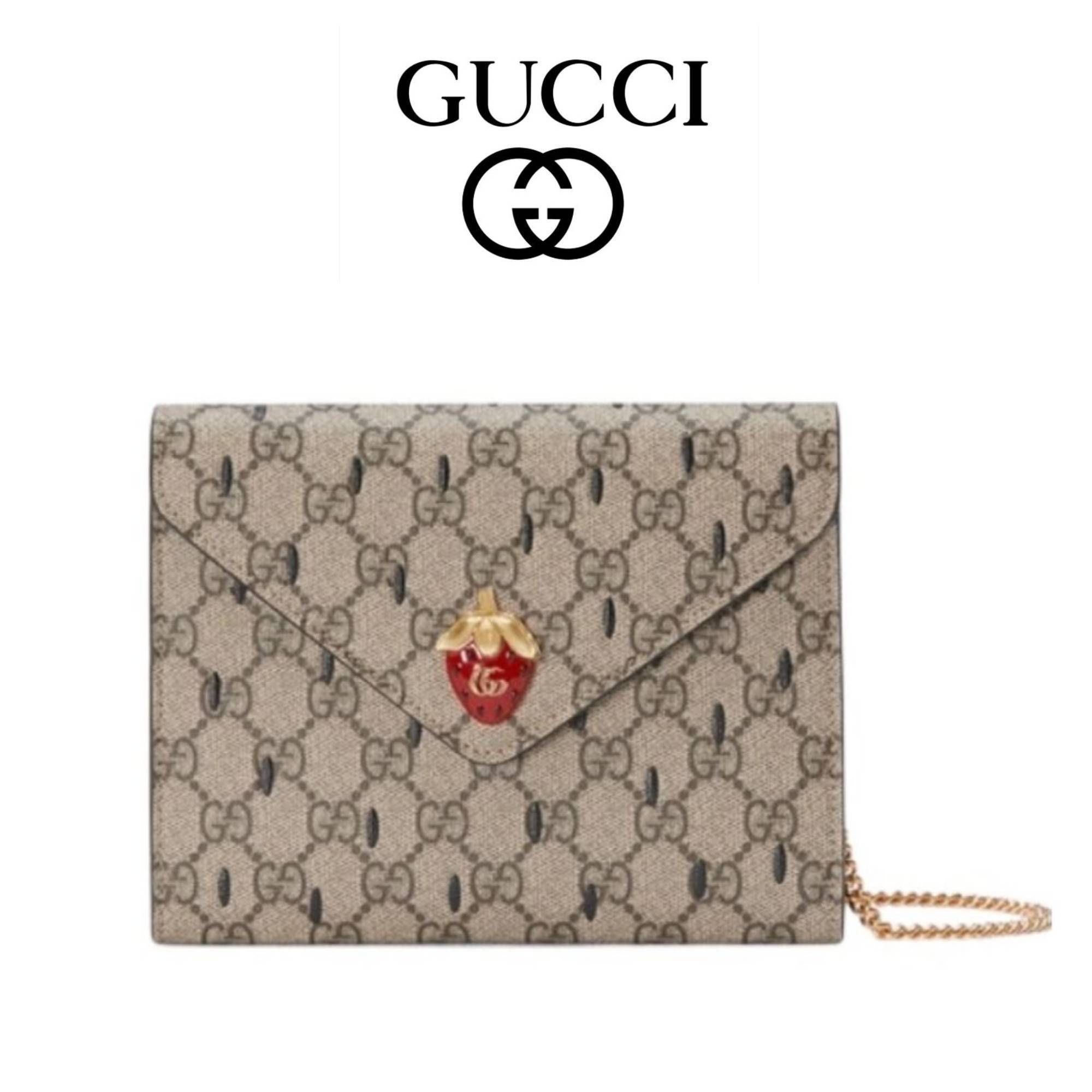 ★送料関税★GUCCI ダブルG ストロベリー ショルダーバッグ