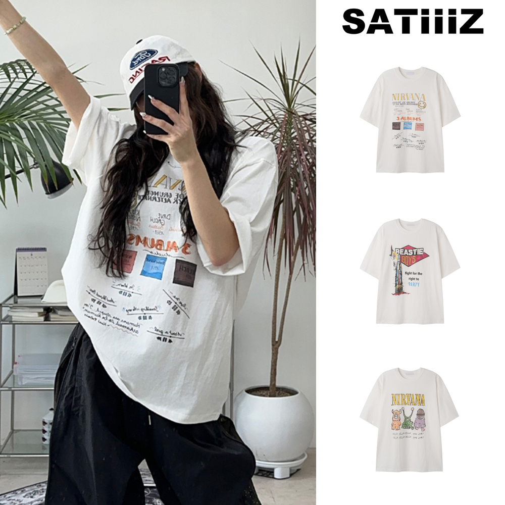 【SATIIIZ】Medin Old Pop T-shirt (3 types)