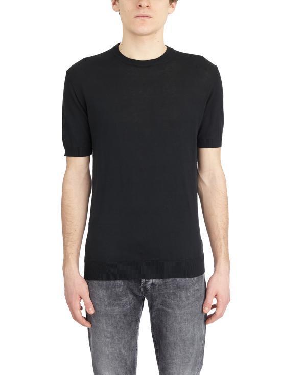 Tシャツ・カットソー DANIELE ALESSANDRINI Men Sweater LDA1SS25M013101 Black
