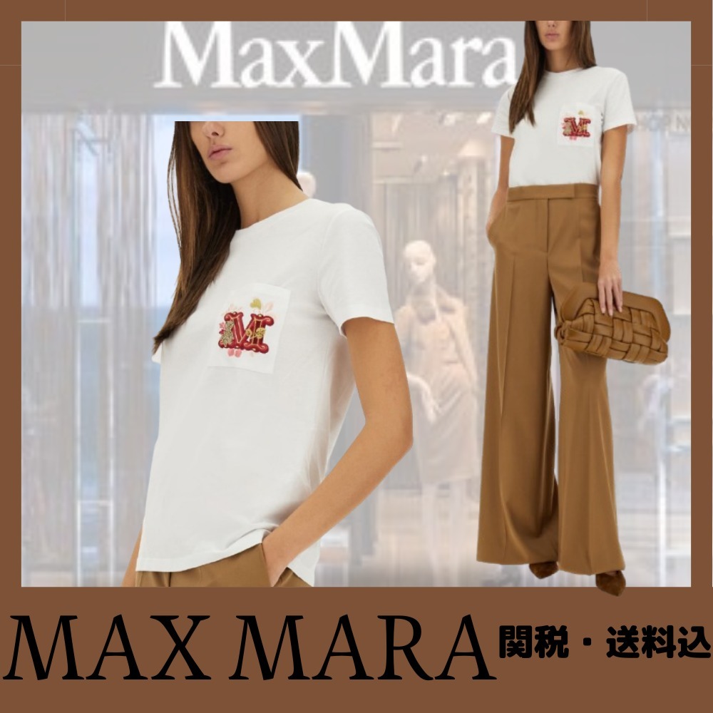 新作☆【Max Mara】コットン ヌンツィオ Tシャツ