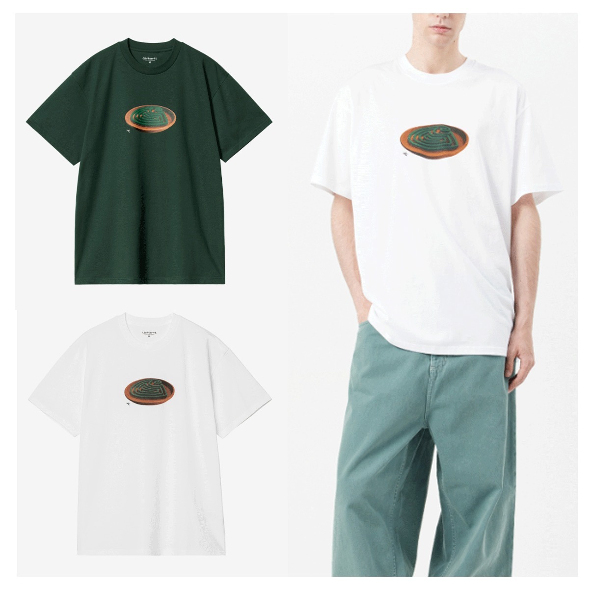 Tシャツ・カットソー CARHARTT S/S SPIRAL T-SHIRT 5SA239