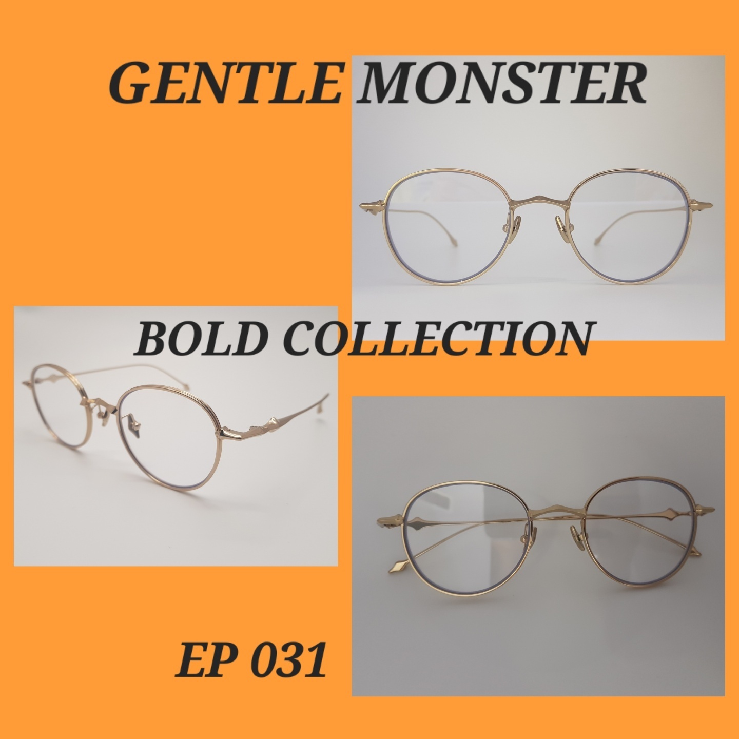 【即発】GENTLE MONSTER EP 031 メガネ / 韓国芸能人愛用モデル