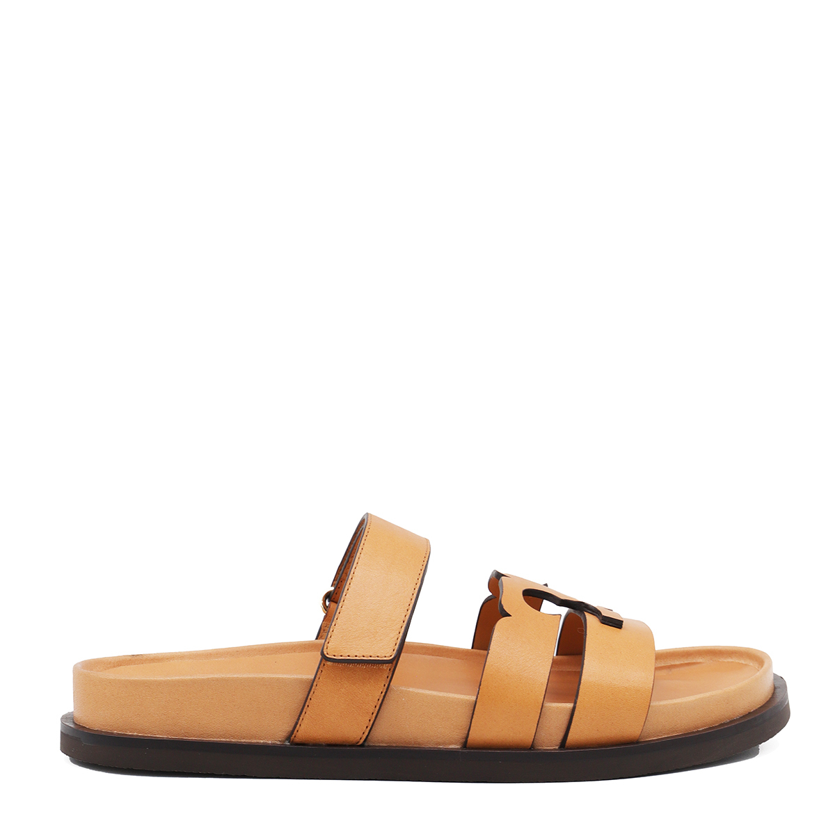 【TORY BURCH】BROWN LEATHER FLATS