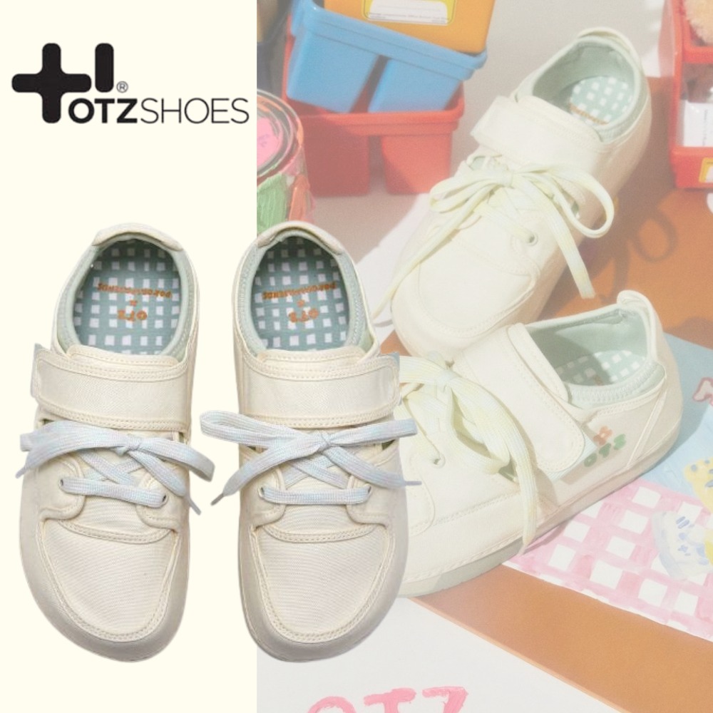 スニーカー OTZ SHOES Ochi x Isul Pocori Friends 3300 Canvas Low Ivory F