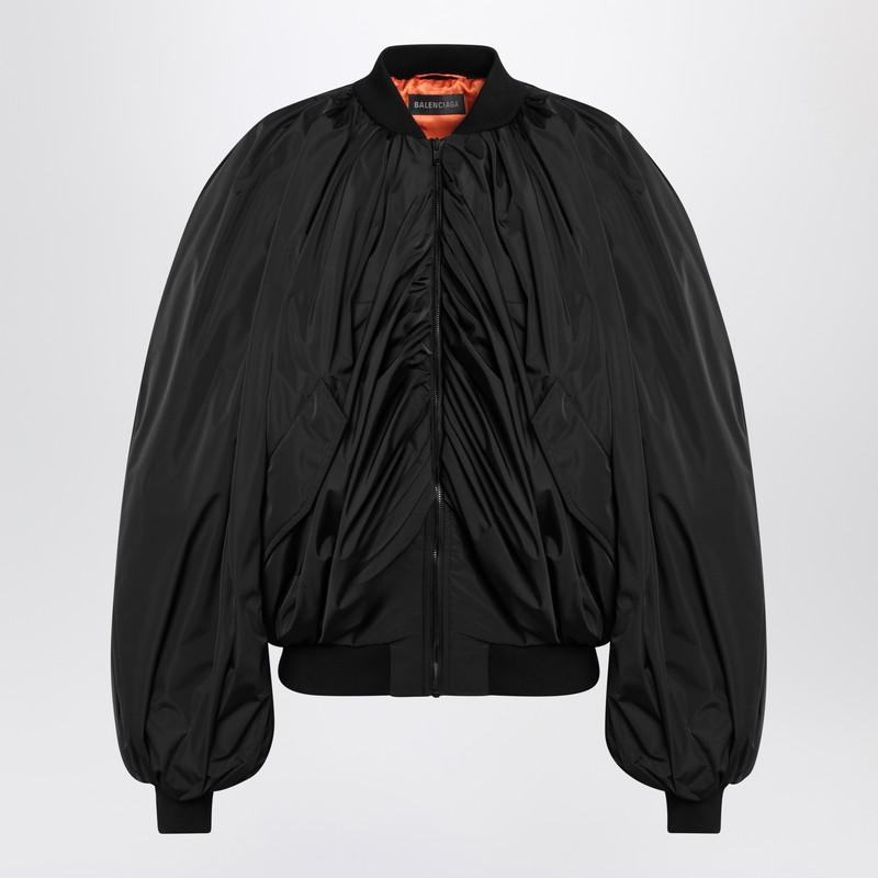 【関税＆送料込み】Balenciaga Draped Bomber Jacket In Techn