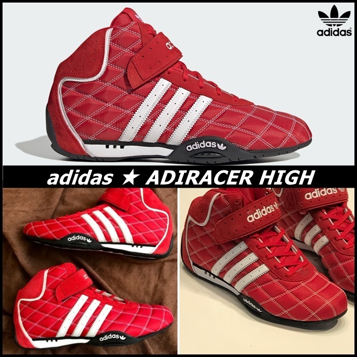 ★adidas★ Adiracer High Red JH6205★送料関税込★追跡可能★
