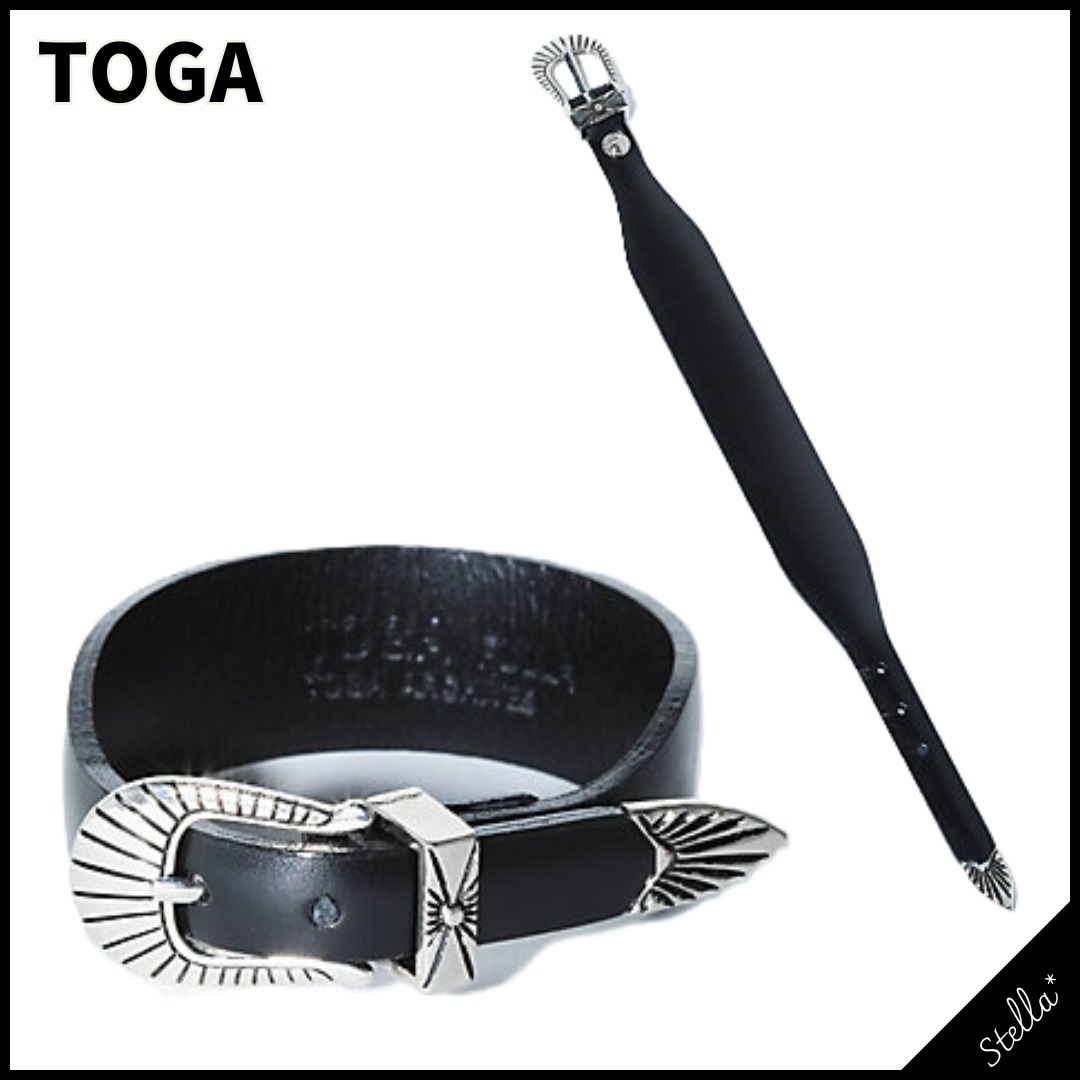注目■TOGA■大人気 メタルバングル ブラック 国内発送 すぐ届く