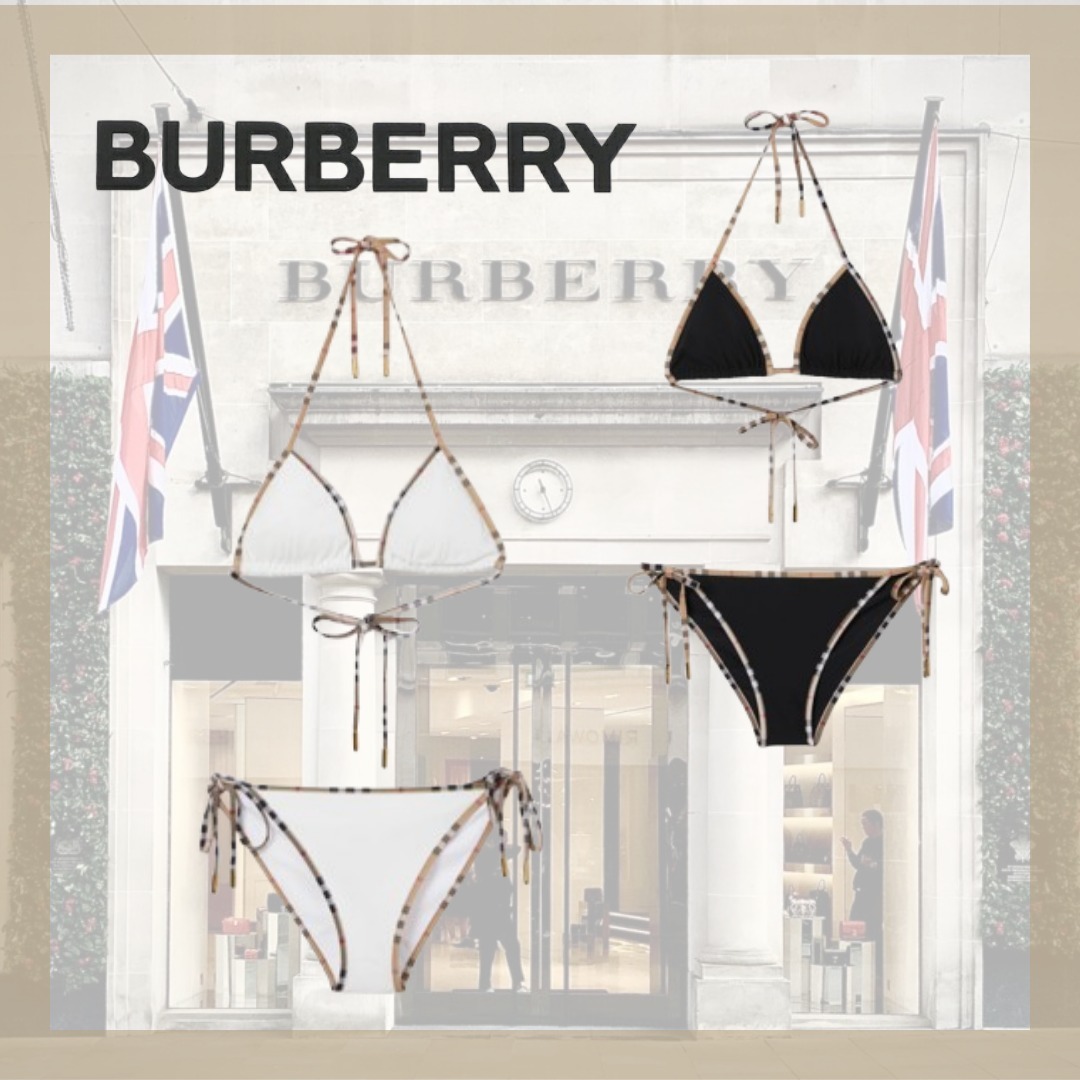 【BURBERRY】バーバリー チェックトリム ビキニ