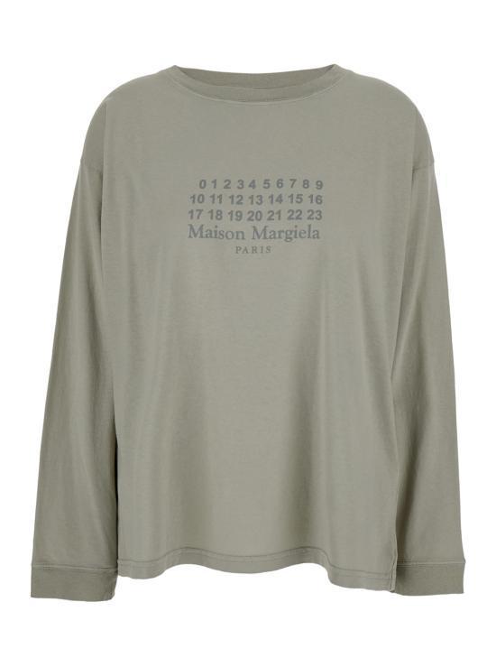 Tシャツ・カットソー MAISON MARGIELA Women Tops S50GC0715S24575801 Grey