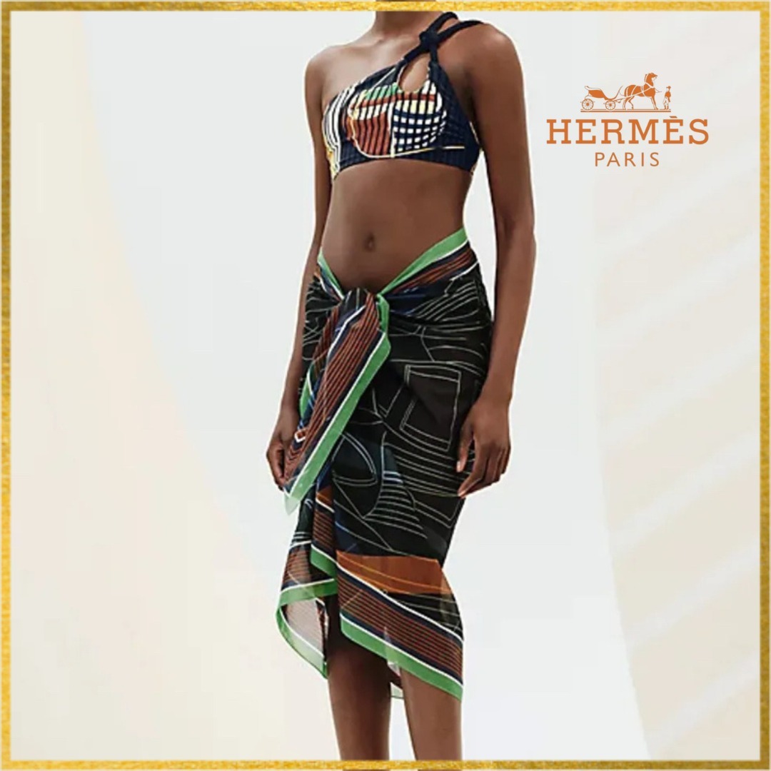 【25新作】◆HERMES◆マキシパレオ