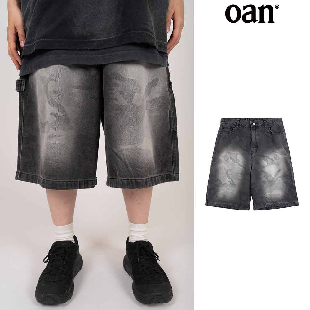 【oan】Lunius Washing Denim Half Pants