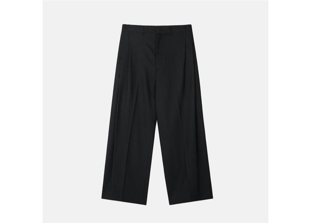 スラックス HUECLOSET Onir Linen Wide Slacks 25KERO414