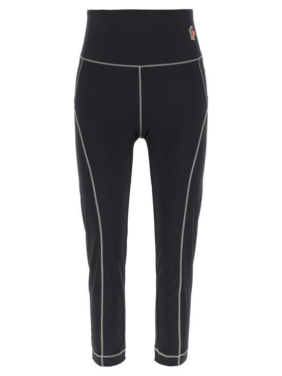 パンツ MONCLER Women Straight Pants K10988H00005899YG 999 BLACK