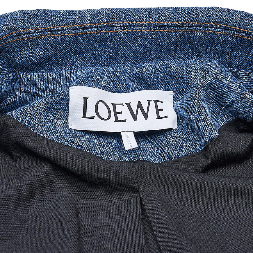 《LOEWE》 ドレープ デニム ジャケット
