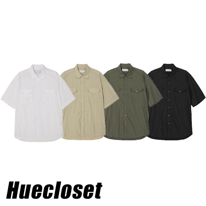 シャツ HUECLOSET Koiz Nylon Half Shirt25KERO416